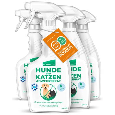 SILBERKRAFT Spray répulsif pour chiens et chats