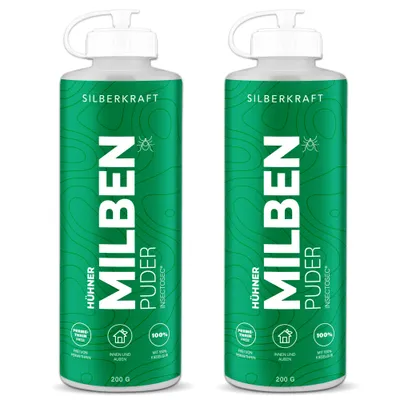 SILBERKRAFT Poudre anti-acariens pour poules SILBERKRAFT Poudre anti-acariens pour poules