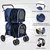GIANTEX Poussette 2 Étages pour Chien Chat Détachable et Pliable GIANTEX Poussette 2 Étages pour Chien Chat Détachable et Pliable