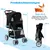 GIANTEX Faltbarer Haustierbuggy Mit Verdeck Für Kleine Und Mittlere Tiere GIANTEX Faltbarer Haustierbuggy Mit Verdeck Für Kleine Und Mittlere Tiere