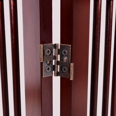 GIANTEX Barrière de Protection pour Animaux avec Panneau Tournable