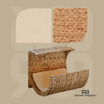 Rohrschneider Lit radiateur en jacinthe d'eau