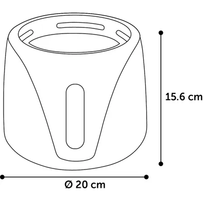 Distributeur d'Eau Automatique pour Animaux 2 L Abreuvoir /Gris