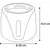 Distributeur d'Eau Automatique pour Animaux 2 L Abreuvoir /Gris