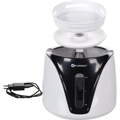 Distributeur d'Eau Automatique pour Animaux 2 L Abreuvoir /Gris