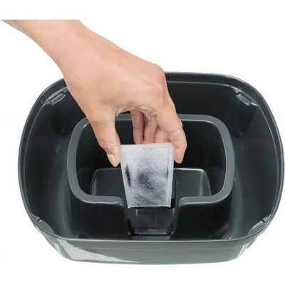 TRIXIE Fontaine d'eau potable polygonale Mélamine