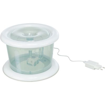 Fontaine  3 Litres transparente, pour chat et chien