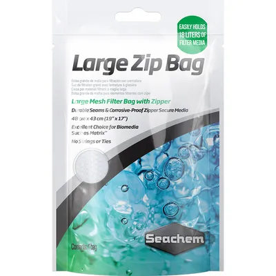 SEACHEM Zip Bag Large