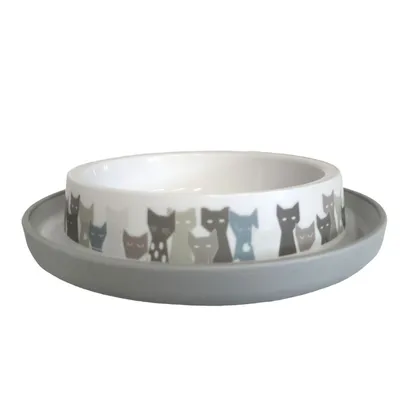 Gamelle, Trendy Maasai grise ø 16 cm, 210 ml pour chat