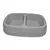 animallparadise - Ecuelle double bol 2 x 200 ml, gris en plastique, pour ch
