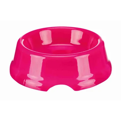 Trixie - Gamelle en plastique 0,25l ø 10 cm couleur aléatoire pour chien ou