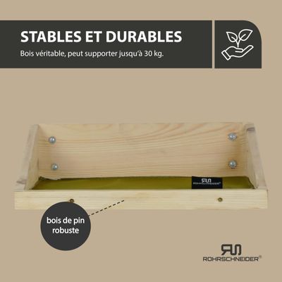 Rohrschneider Marche d'escalade naturelle avec insert