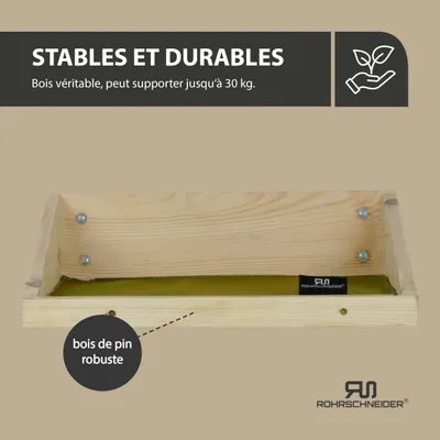 Rohrschneider Marche d'escalade naturelle avec insert