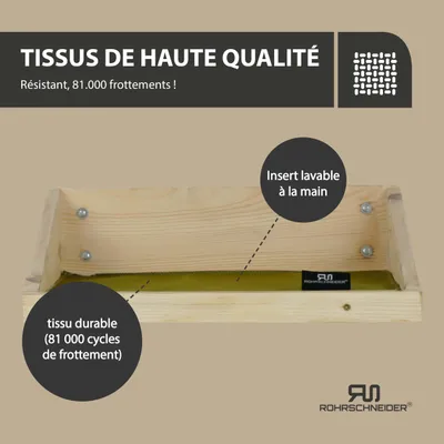 Rohrschneider Marche d'escalade naturelle avec insert