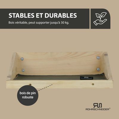 Rohrschneider Marche d'escalade naturelle avec insert