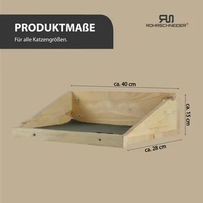 Rohrschneider Marche d'escalade naturelle avec insert Rohrschneider Marche d'escalade naturelle avec insert
