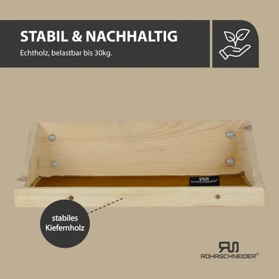 Rohrschneider Marche d'escalade naturelle avec insert Rohrschneider Marche d'escalade naturelle avec insert