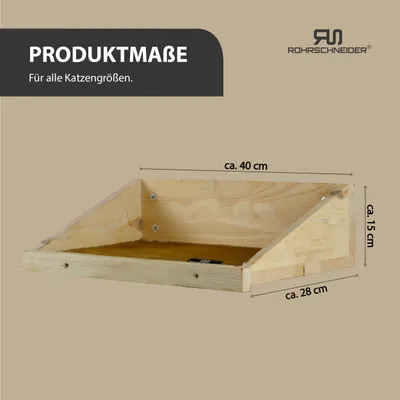Rohrschneider Marche d'escalade naturelle avec insert Rohrschneider Marche d'escalade naturelle avec insert