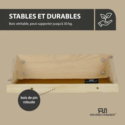 Rohrschneider Marche d'escalade naturelle avec insert