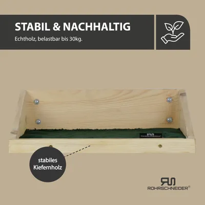 Rohrschneider Marche d'escalade naturelle avec insert Rohrschneider Marche d'escalade naturelle avec insert