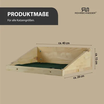 Rohrschneider Marche d'escalade naturelle avec insert Rohrschneider Marche d'escalade naturelle avec insert