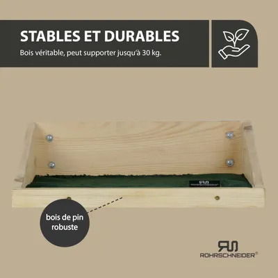 Rohrschneider Marche d'escalade naturelle avec insert