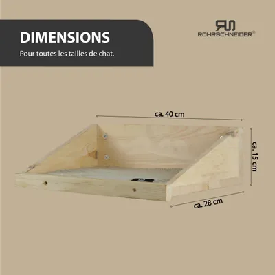 Rohrschneider Marche d'escalade naturelle avec insert