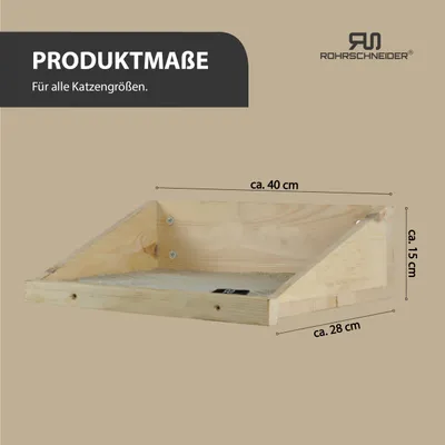Rohrschneider Marche d'escalade naturelle avec insert Rohrschneider Marche d'escalade naturelle avec insert