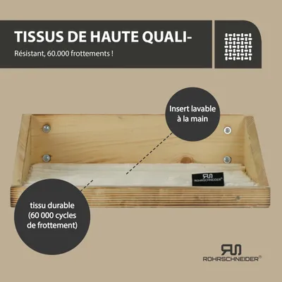 Rohrschneider Marche d'escalade flammée avec insert