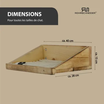 Rohrschneider Marche d'escalade flammée avec insert