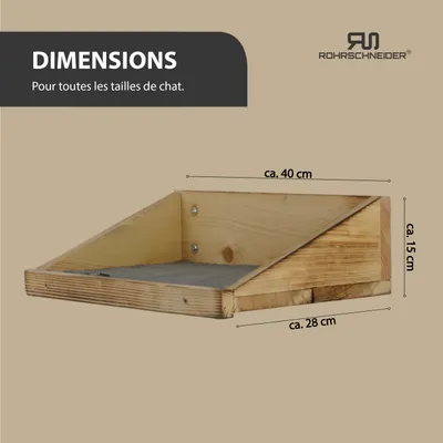 Rohrschneider Marche d'escalade flammée avec insert