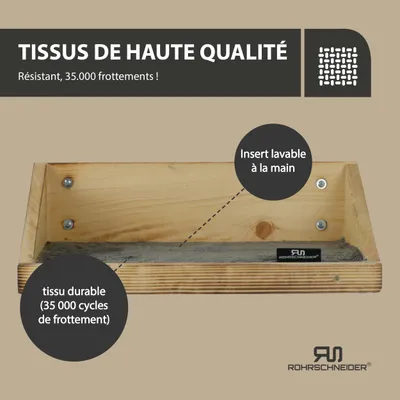 Rohrschneider Marche d'escalade flammée avec insert