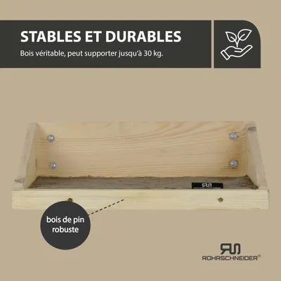 Rohrschneider Marche d'escalade naturelle avec insert