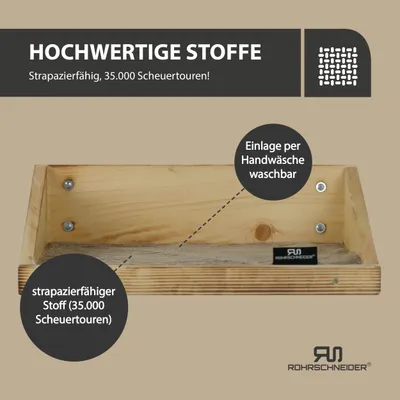 Rohrschneider geflammte Kletteretage mit Einlage