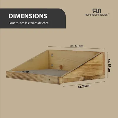 Rohrschneider Marche d'escalade flammée avec insert