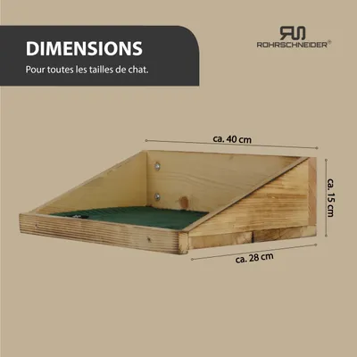 Rohrschneider Marche d'escalade flammée avec insert