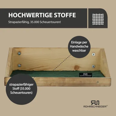 Rohrschneider geflammte Kletteretage mit Einlage