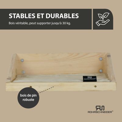 Rohrschneider Marche d'escalade naturelle avec insert