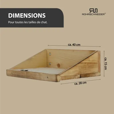 Rohrschneider Marche d'escalade flammée avec insert