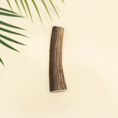 Dog Chef Bois de Cerf Tranché - Brosse à Dents 100% Naturelle pour Chien