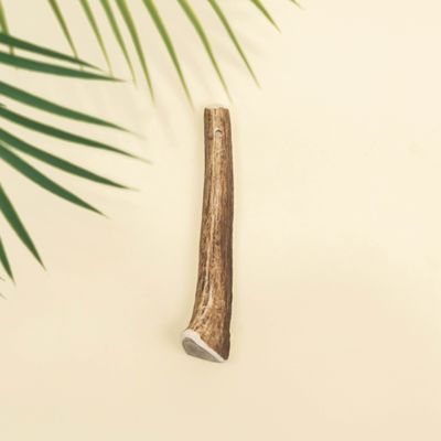 Dog Chef Bois de Cerf Tranché - Brosse à Dents 100% Naturelle pour Chien