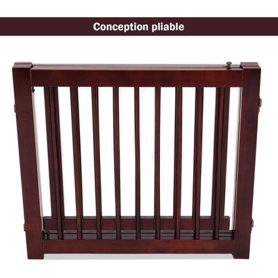 GIANTEX Barrière de Protection pour Animaux de Compagnie (3 Panneaux)