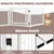 GIANTEX Faltbares Kiefernholz-Schutzgitter Für Treppen Und Hundeabsperrung GIANTEX Faltbares Kiefernholz-Schutzgitter Für Treppen Und Hundeabsperrung