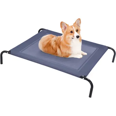 Giantex Hundebett, Liege Aus Textilene, Stahlgestell Für Den Garten Giantex Hundebett, Liege Aus Textilene, Stahlgestell Für Den Garten
