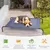 Giantex Lit pour Chien ,Couchette en Textilène,Cadre en Acier pour Jardin Giantex Lit pour Chien ,Couchette en Textilène,Cadre en Acier pour Jardin