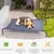 Giantex Hundebett, Liege Aus Textilene, Stahlgestell Für Den Garten Giantex Hundebett, Liege Aus Textilene, Stahlgestell Für Den Garten