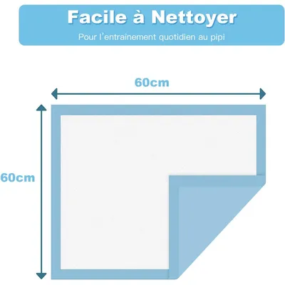 Giantex Tapis Éducateurs pour Chien Chiot Anti-Fuite,Séchage Rapide