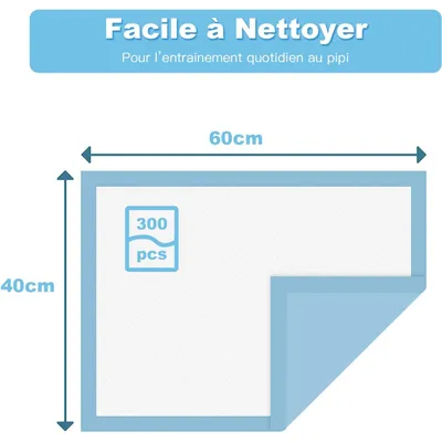 Giantex Alese Jetable Chien Séchage Rapide, Anti-Fuite,Tapis Éducateur