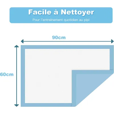 Giantex Tapis Éducateurs pour Chien Chiot Anti-Fuite,Séchage Rapide