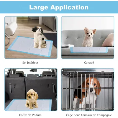 Giantex Tapis Éducateurs pour Chien Chiot Anti-Fuite,Séchage Rapide